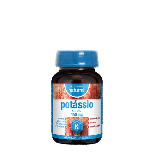 Naturmil Potássio 150mg 60 comprimidos