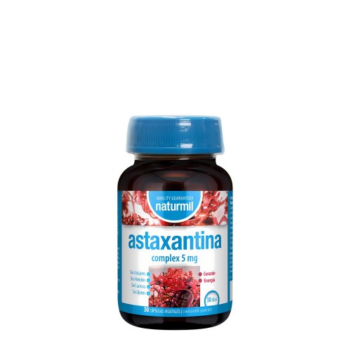 Naturmil Astaxantina 5mg 30 cápsulas vegetais