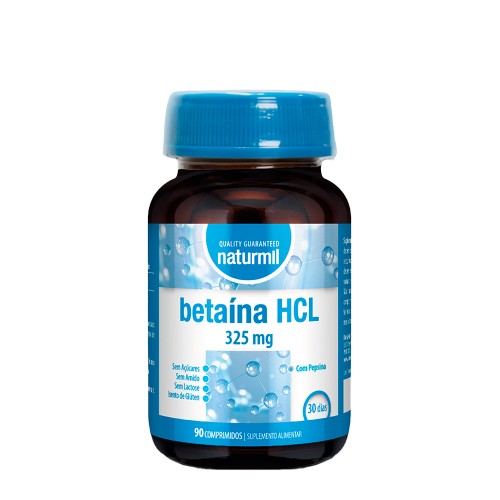Naturmil Betaína HCL 325 mg 90 comprimidos