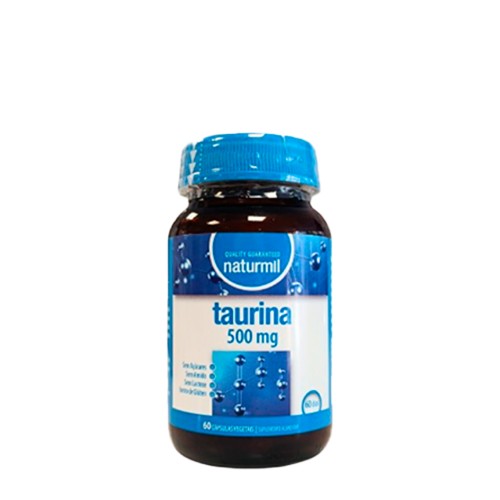 Naturmil Taurina 500mg 60 cápsulas