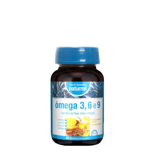 Naturmil Ómega 3,6 e 9 60 cápsulas