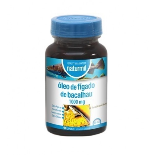 Naturmil Óleo de Fígado de Bacalhau 1000mg 90 cápsulas