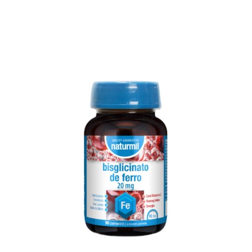 Naturmil Bisglicinato de Ferro 20mg 90 comprimidos