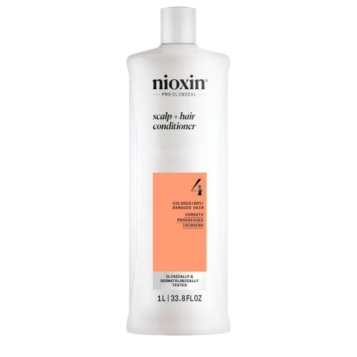 Nioxin Sistema 4 Condicionador para Cabelo com Coloração com Perda de Densidade Avançada 1000ml
