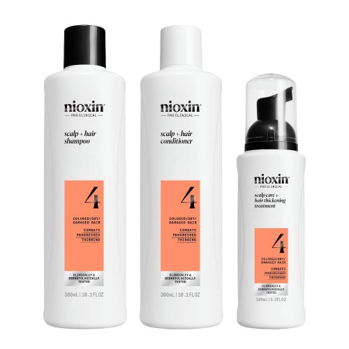 Nioxin Sistema 4 para Cabelo com Coloração com Perda de Densidade Avançada Pack XXL