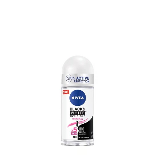 Nivea Black & White Invisible Original Roll-On 72h 50ml