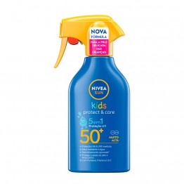 Nivea Sun Kids Protect & Care Spray SPF50+ com Cor 270ml