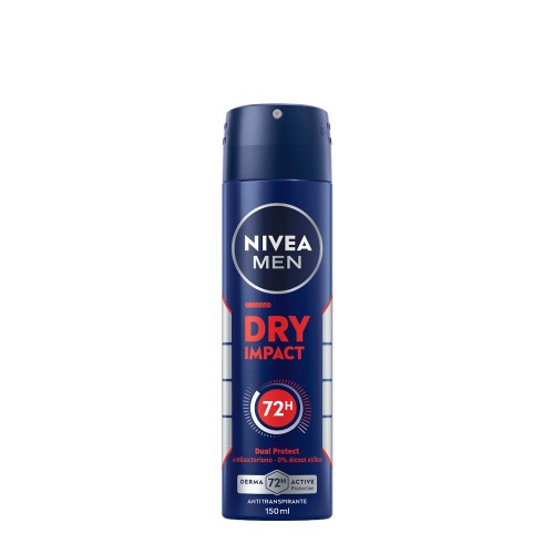 Nivea Men Dry Impact 72h Desodorizante Spray 150ml