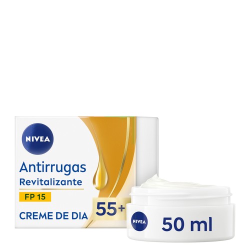 Nivea Antirugas Revitalizante 55+ Creme de Dia SPF15 50ml