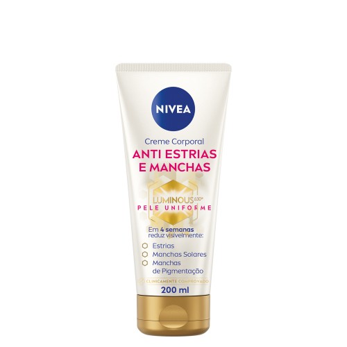 Nivea Luminous 630 Creme Corporal Antiestrias e Manchas 200ml