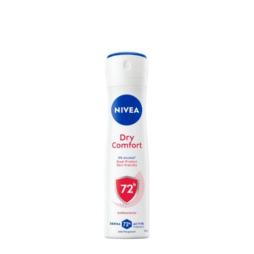 Nivea Dry Comfort 72h Desodorizante em Spray Dual Protect 150ml