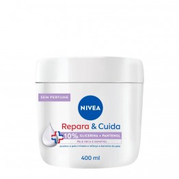 Nivea Repara & Cuida Creme Corporal sem Perfume para Pele Seca e Sensivel 400ml