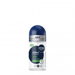 Nivea Men Derma Control Sensitive 72h Antitranspirante Roll-On 50ml