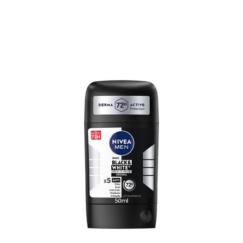 Nivea Men Black & White Original x5 Desodorizante em Stick 50ml