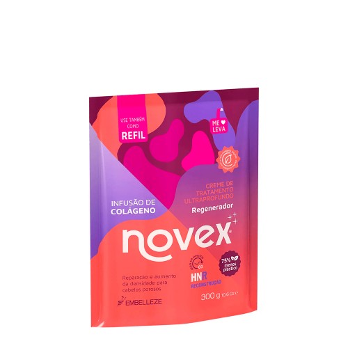 Novex Infusão de Colagénio Creme de Tratamento 300g Recarga