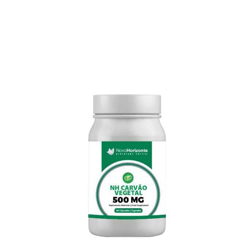 Novo Horizonte Carvão Vegetal 500mg 60 cápsulas