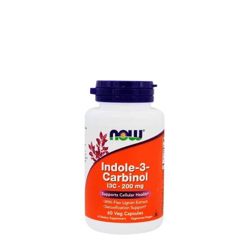 Now Indole-3-Carbinol 200mg 60 cápsulas