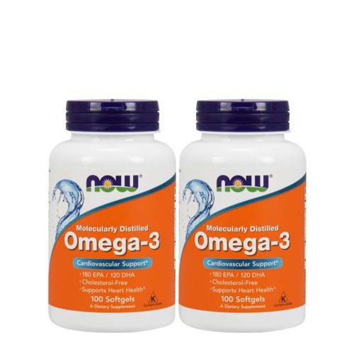 Now Omega 3 2x100 cápsulas Preço Especial