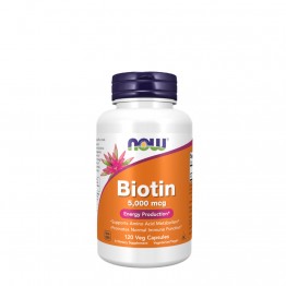Now Biotina 5000mcg 120 cápsulas
