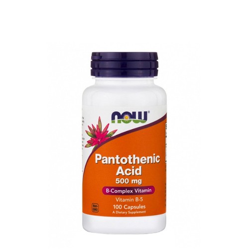 Now Pantothenic Acid 500mg 100 cápsulas