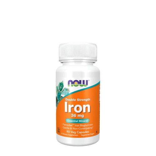 Now Iron Double Strenght 36mg 90 cápsulas