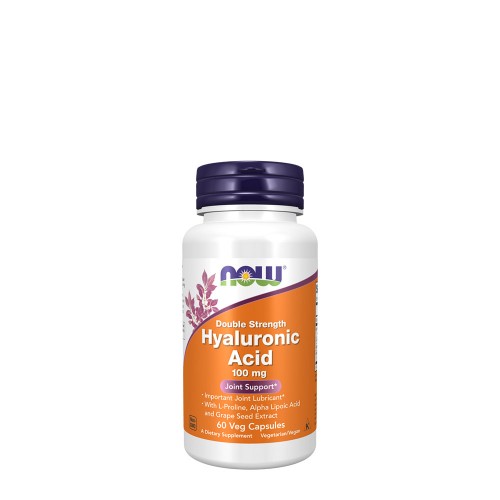 Now Ácido Hialurónico 100mg 60 cápsulas