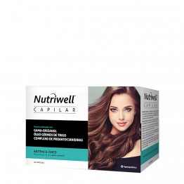 Nutriwell Capilar Biotina & Zinco 60 cápsulas