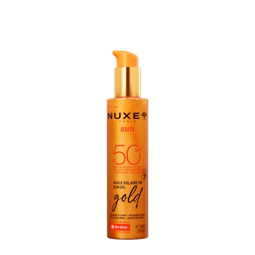 Nuxe Sun Óleo Solar Gold Rosto e Corpo SPF50 150ml