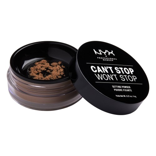 NYX Can't Stop Won't Stop Pó Fixador Mate - Medium-Deep 6g