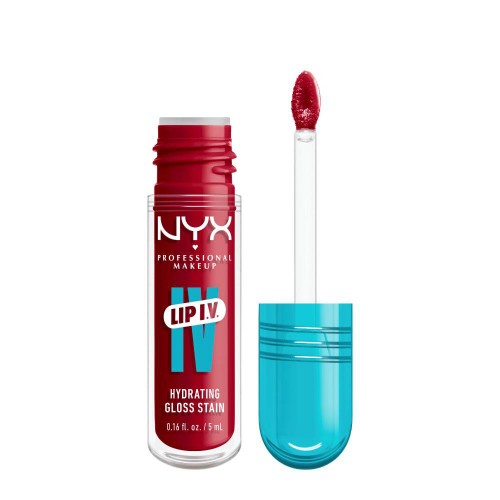 NYX Lip IV Hydrating Gloss Stain Gloss Hidratante 11 Red-Y Set Wet