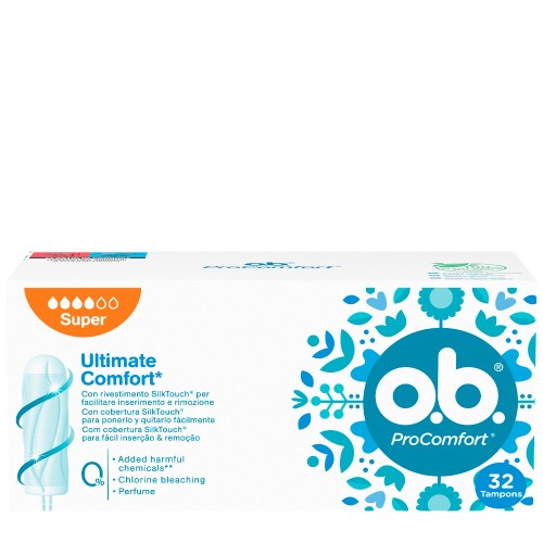 O.B. ProComfort Super Tampão 32 unidades