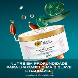 OGX Rescue Fusions Hyaluronic Máscara de Hidratação Intensa 285ml