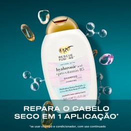 OGX Rescue Fusions Hyaluronic Shampoo 385ml
