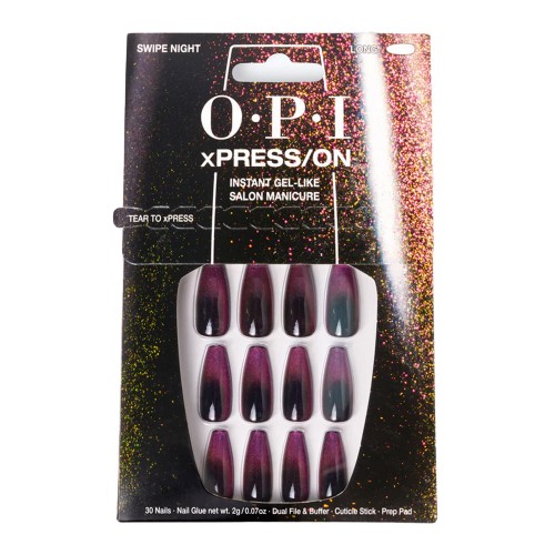 OPI xPRESS/ON Unhas Postiças Swipe Night