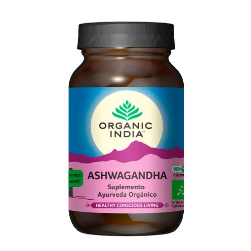 Organic India Ashwagandha 90 cápsulas