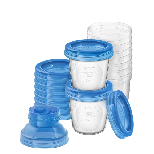 Philips Avent Recipientes para Conservação de  Leite Materno 10x180ml