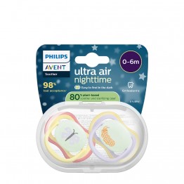 Philips Avent Ultra Air Night Chupeta Larva e Borboleta 0-6m Duo