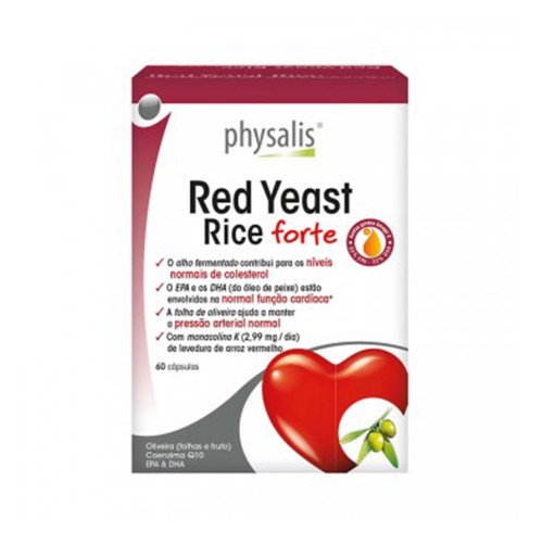 Physalis Red Yeast Rice Forte 60 cápsulas
