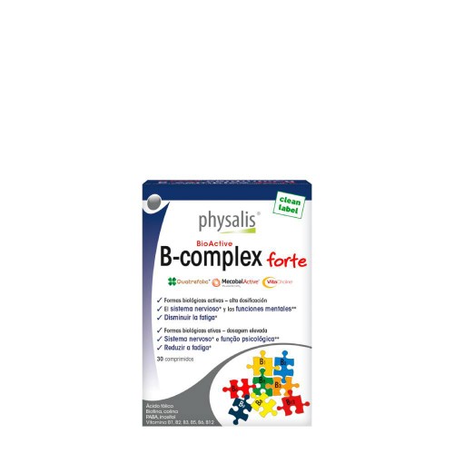 Physalis B-Complex Forte 30 comprimidos