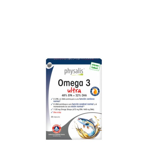 Physalis Ómega 3 Ultra 30 cápsulas