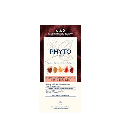 Phyto Color 6.66 Castanho Claro Cereja Intenso