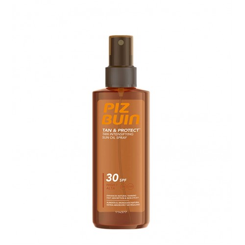 Piz Buin Tan & Protect Óleo Spray Acelerador de Bronzeado SPF30 150ml