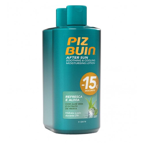 Piz Buin After Sun Loção Suavizante e Refrescante 2x200ml