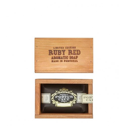 Portus Cale Sabonete Ruby Red em Caixa de Madeira 150g
