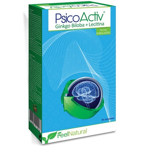 PsicoActiv com Ginkgo Biloba e Lecitina 30 ampolas