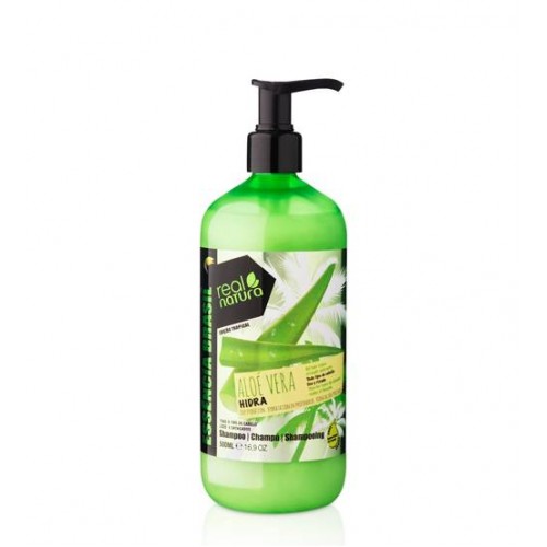 Real Natura Shampoo Sem Sal Aloé Vera Hidra 500ml