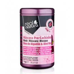 Real Natura Máscara Sem Sal Pro-Cachinhos 1kg
