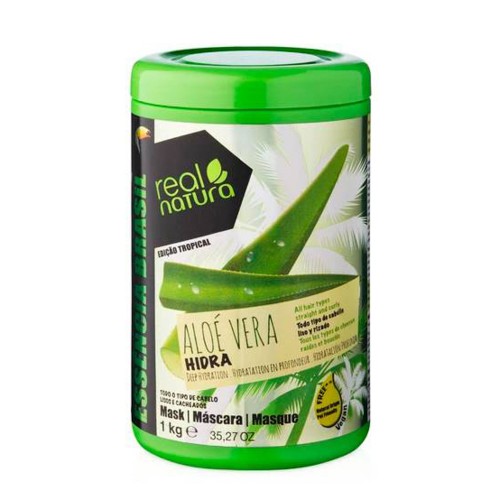 Real Natura Máscara Sem Sal Aloé Vera Hidra 1000ml