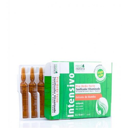 Real Natura Tonificador Vitaminado Ampolas Pro-Keda Forte 6x15ml