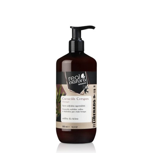 Real Natura Shampoo Caracóis Crespos Liberado 500ml